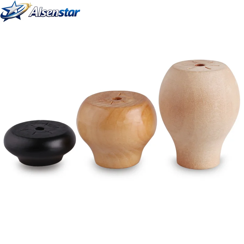 Solid Wood Furniture Heighten Legs Sofa Stool Increased Pad Bed TV Cabinet Coffee Table Round Heighten Feet Furniture Parts