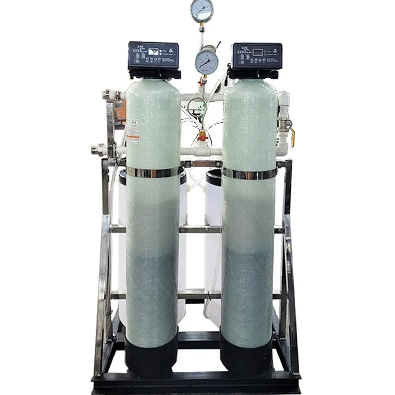 Stainless Steel Regenerated Ion Exchange Resin Water Removal Filter Magnetic Hard Water Softener System for Water Treatment