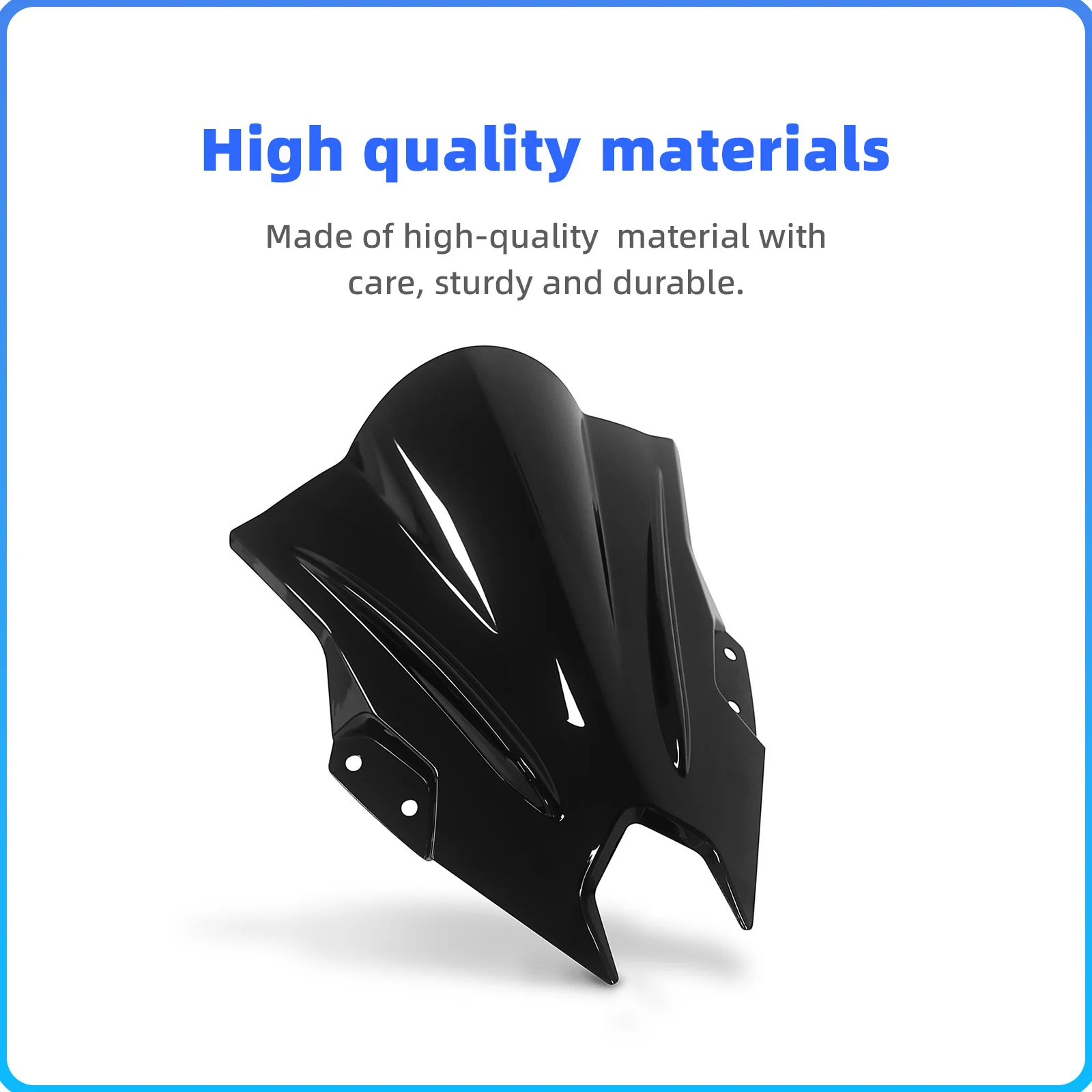 فقاعة مزدوجة للزجاج الأمامي للدراجات النارية لـ KAWASAKI Ninja 500 Ninja500 NINJA 500 NINJA500 SE 2024 2025 #3