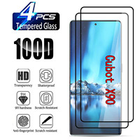 2/4Pcs HD Tempered Glass For Cubot X90 3D Curved Four Sides Glue Screen Protector Film