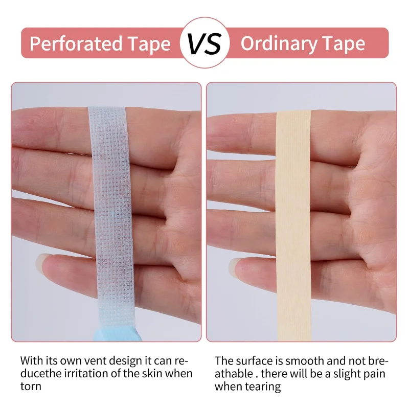 3/10/20Pcs Breathable Eyelash Tape Long Mix Color Professional Eye Lash Extension Tools for Beauty Salons And Makeup Artists