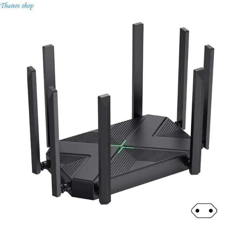 300M/1200M Router Amplifiers 2.4GHz 5GHz Networking Repeater 8x5dbi X37A
