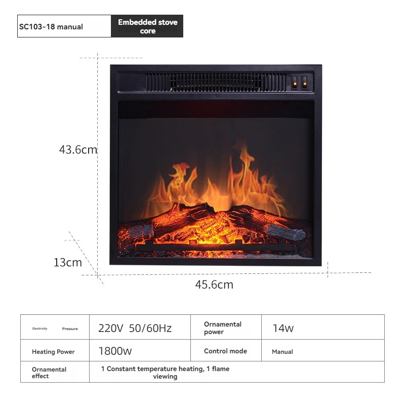 الأمريكية محاكاة الموقد ديكور خزانة سخان المنزل موقد الخشب لهب الموقد الأساسية الإلكترونية