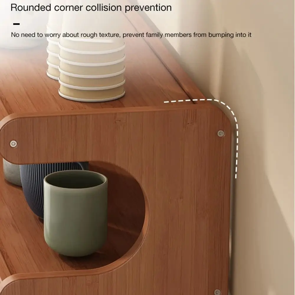 2/3 Tiers Desktop Storage Rack Compact Space-saving Desk Bookshelf Easy-to-assemble Multi-functional Wood Tabletop Stand