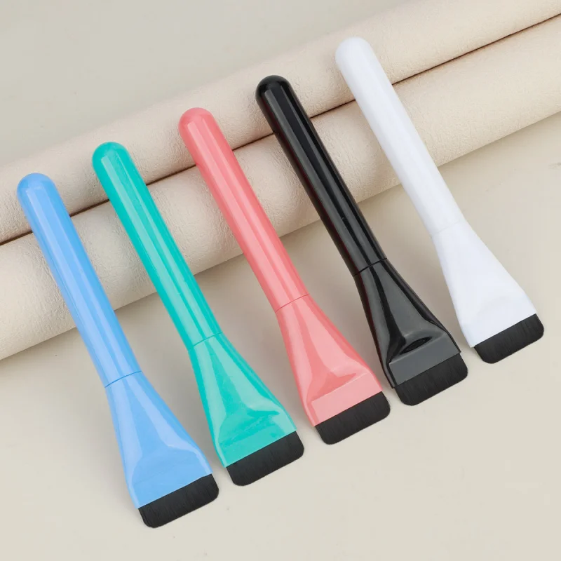 Brosse de fond de teint en poudre Ultra-mince à un mot, tête plate, anti-taches, Base sans couture, brosse de traitement de maquillage multifonctionnelle Bea