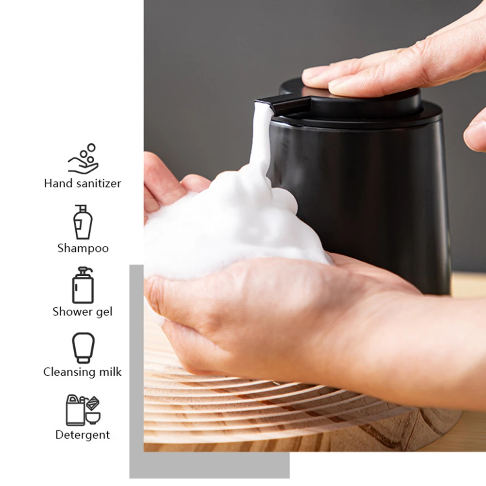 Ceramic Hand Liquid Soaps Dispenser Bottle Leak-Proof Press Type Cosmetic Containers For Family Hotel Use Shower Gel Containers