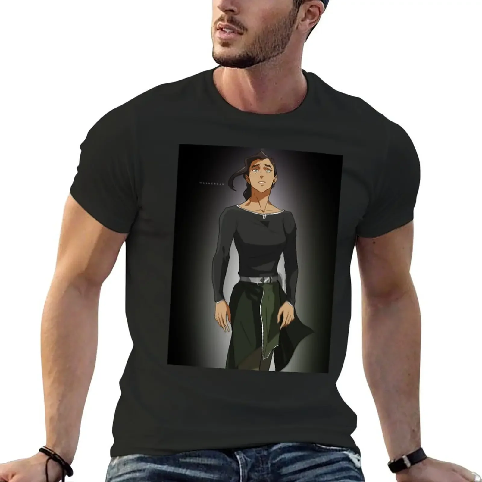 Young Kuvira Pain Mashersan T-Shirt vintage tees Men's t-shirts