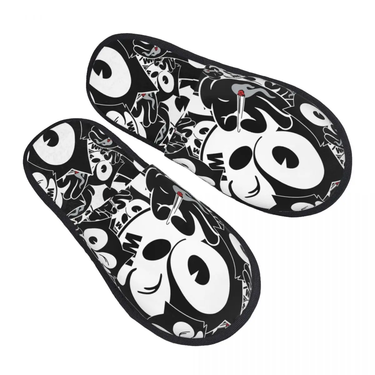 

Женские тапочки из пены с эффектом памяти на заказ In Smoke Felix The Cat, мягкие теплые забавные милые домашние тапочки с героями мультфильмов аниме