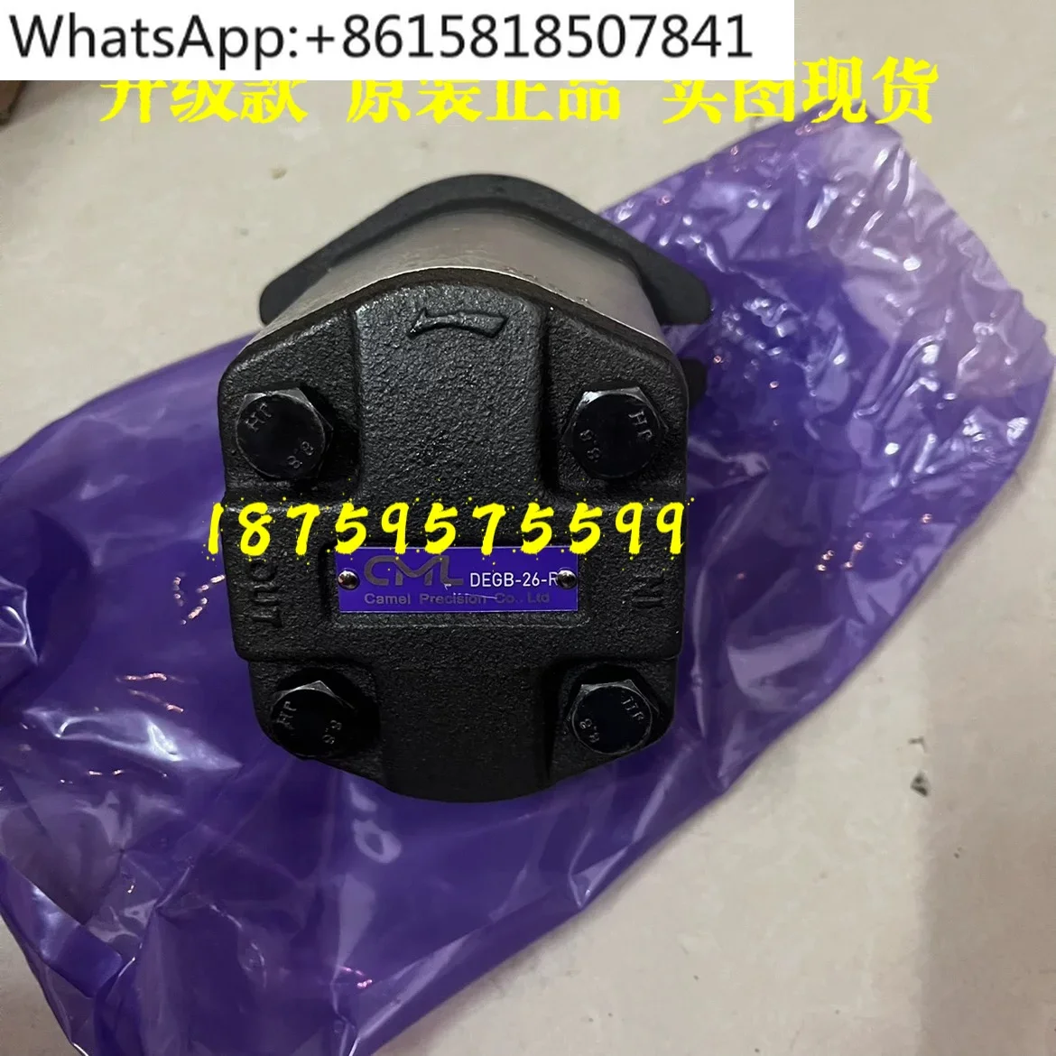 CML Hydraulic Oil Pump DEGB-26-R DEGB-22-R/L Special for Gear Pump Cutting Machine