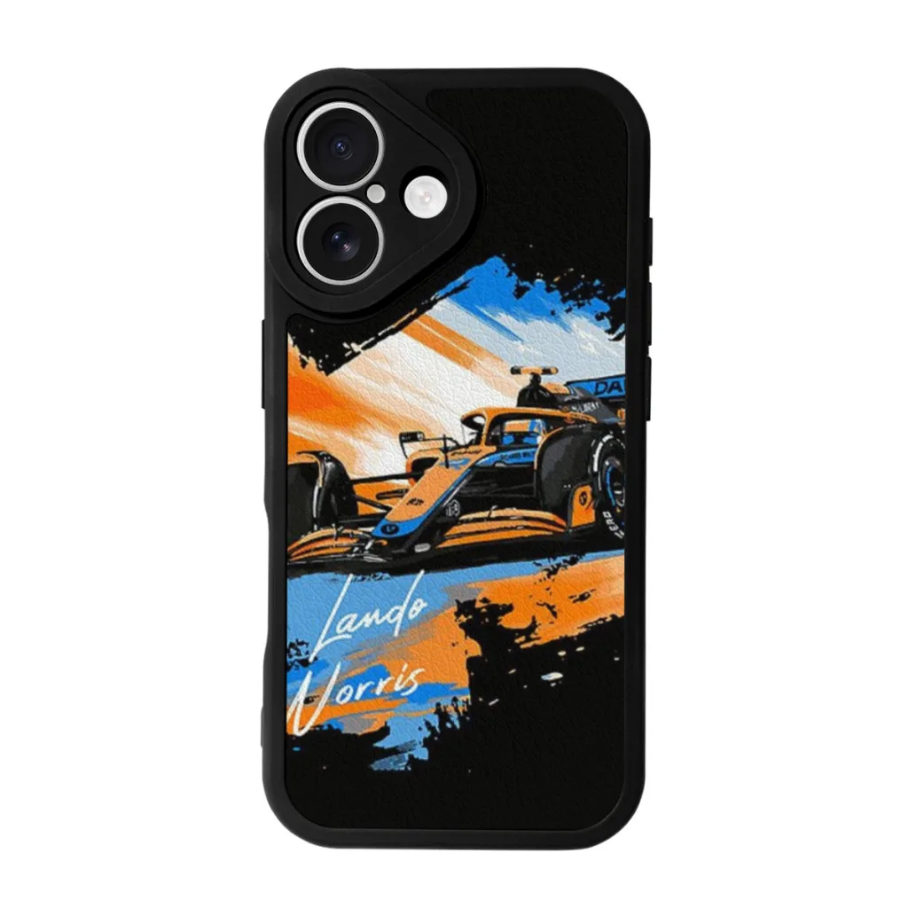 

Lando Norris - Retro_Digi art Phone Case For iPhone 16 Pro Max Plus Soft Silicone Skin Case