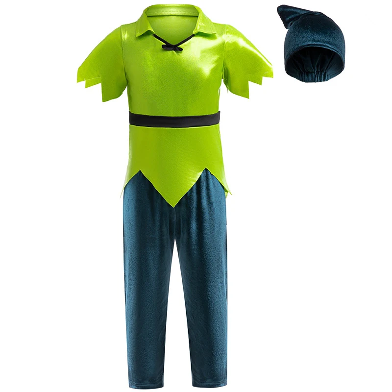 

Kids Boys St. Patrick's Day Cosplay Costume Set Green Top+Pants+Hat For Toddler Baby Performances Christmas Carnival Outfits