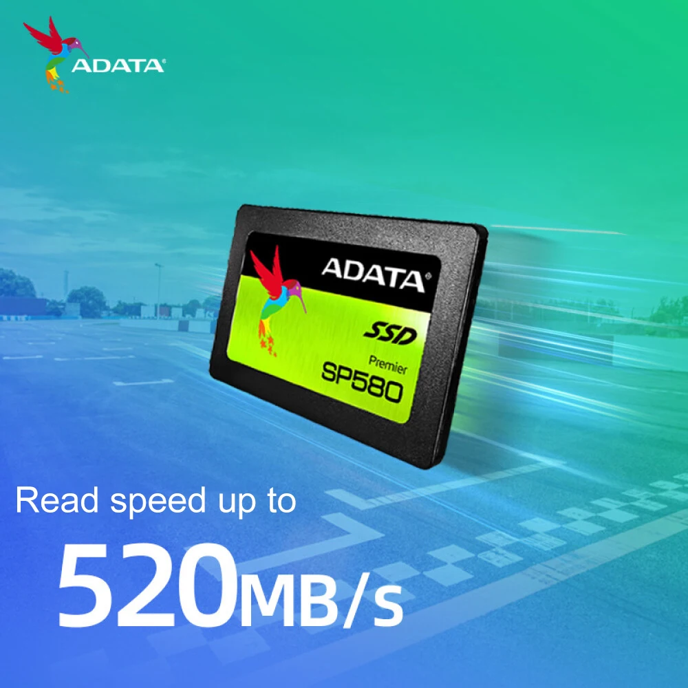 ADATA SP580 SATA SSD 120GBB 2.5 بوصة SATA 3 240GB قرص الحالة الصلبة الداخلي 480GB HDD القرص الصلب 960GB HD SSD لأجهزة الكمبيوتر المحمول
