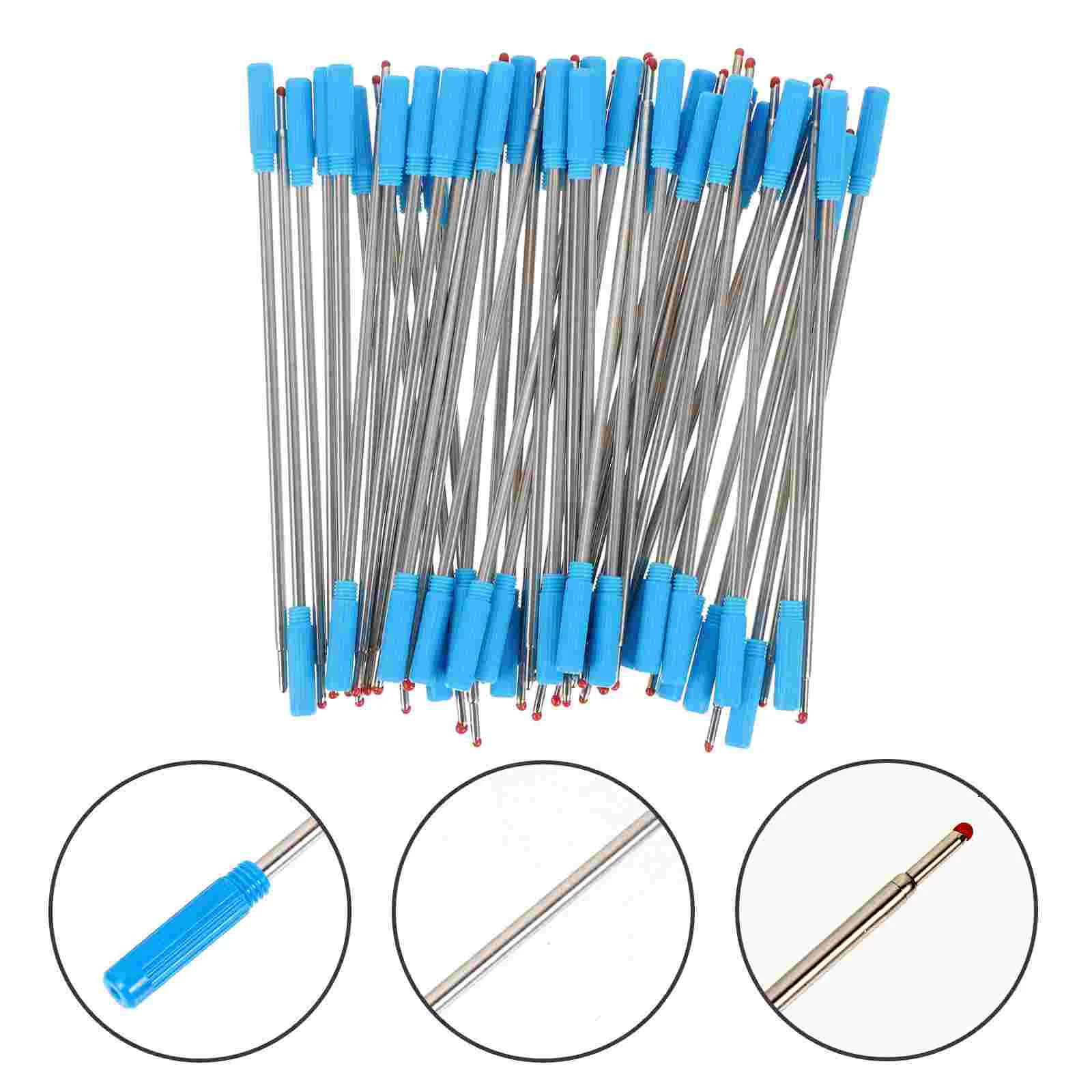 

50 Pcs Ballpoint Pen Refill Pens Ink Refills for Office Supplies Black Novelty Child