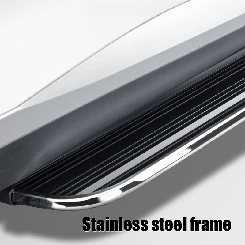 Hot Selling Matte Black Aluminum Bolt-On Pair of Running Boards For SUV Pickup