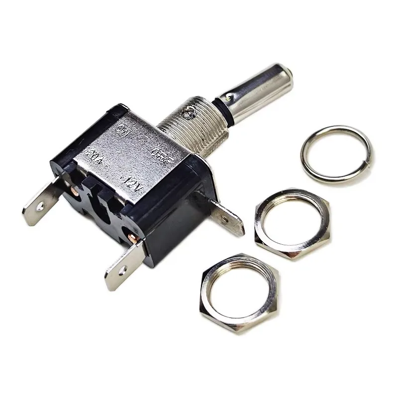 1PCS 12V 20A Auto Car Boat Truck Illuminated Led Toggle Switch Red Blue Green Yellow White