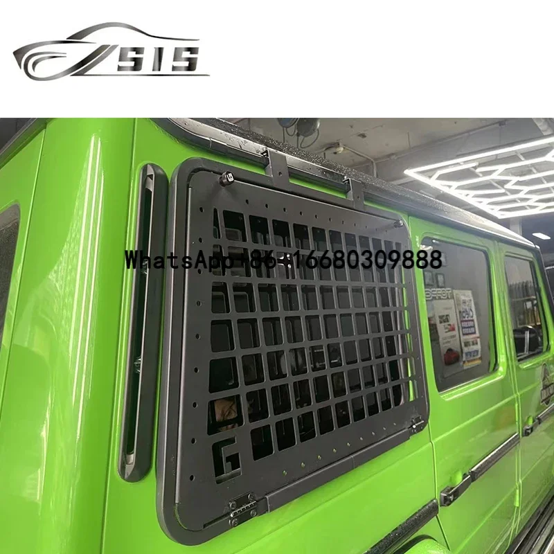 Fit For W463 G-Class g500 g63 g55 g350D Side Window Protect Cover Black Color Alloy Material  G500 Guard Car Auto Parts Instock