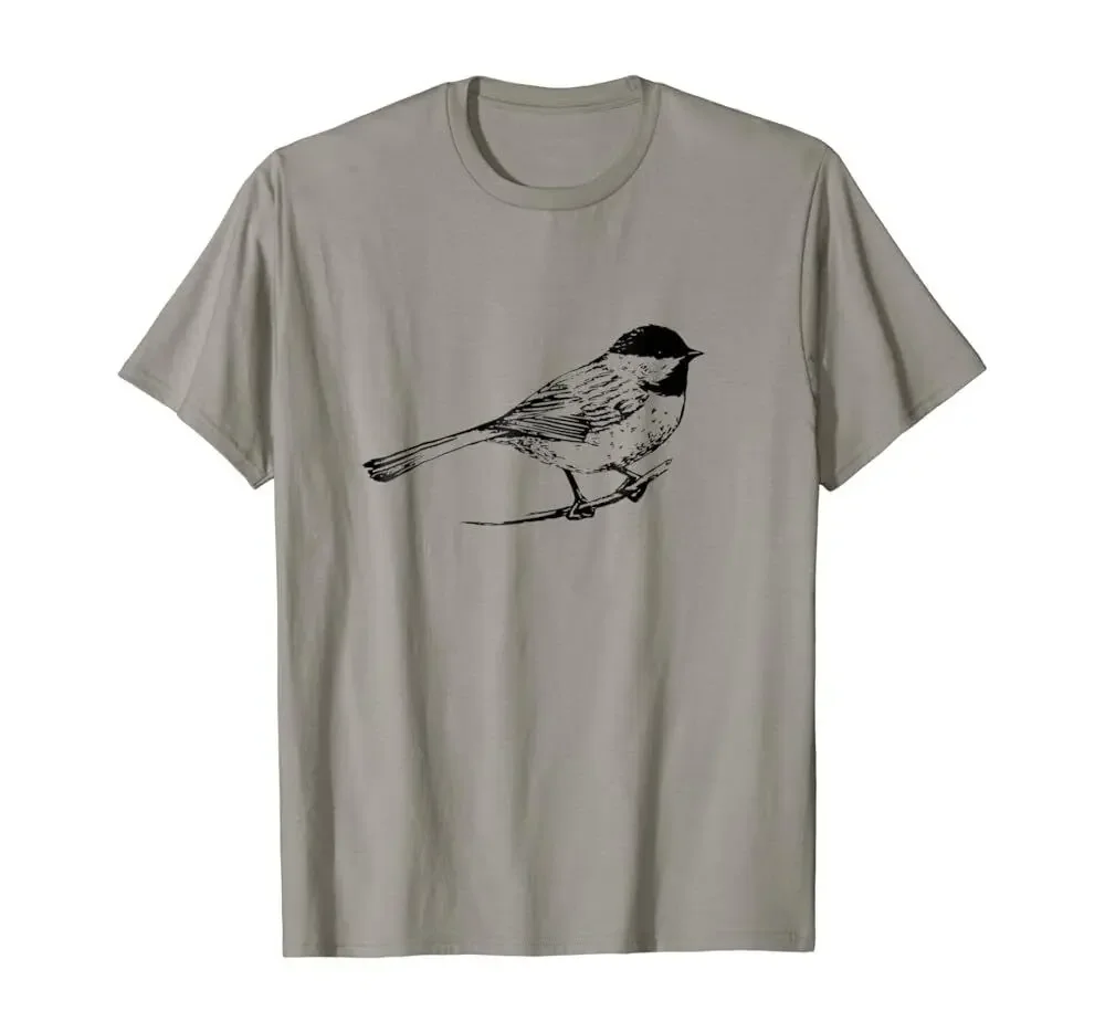 Chickadee Bird T-Shirt Nature Lover Birding Gift