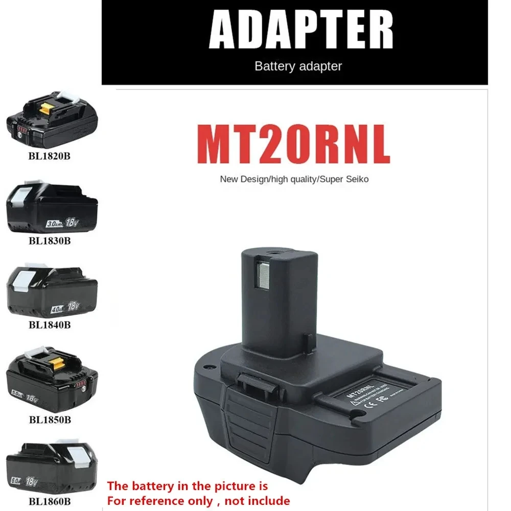 

Battery Convertor Adapter For Makita 18V Li-Ion Battery BL1830 BL1850 Used Convert To For Ryobi 18V Tool Battery P108 P109 NEW