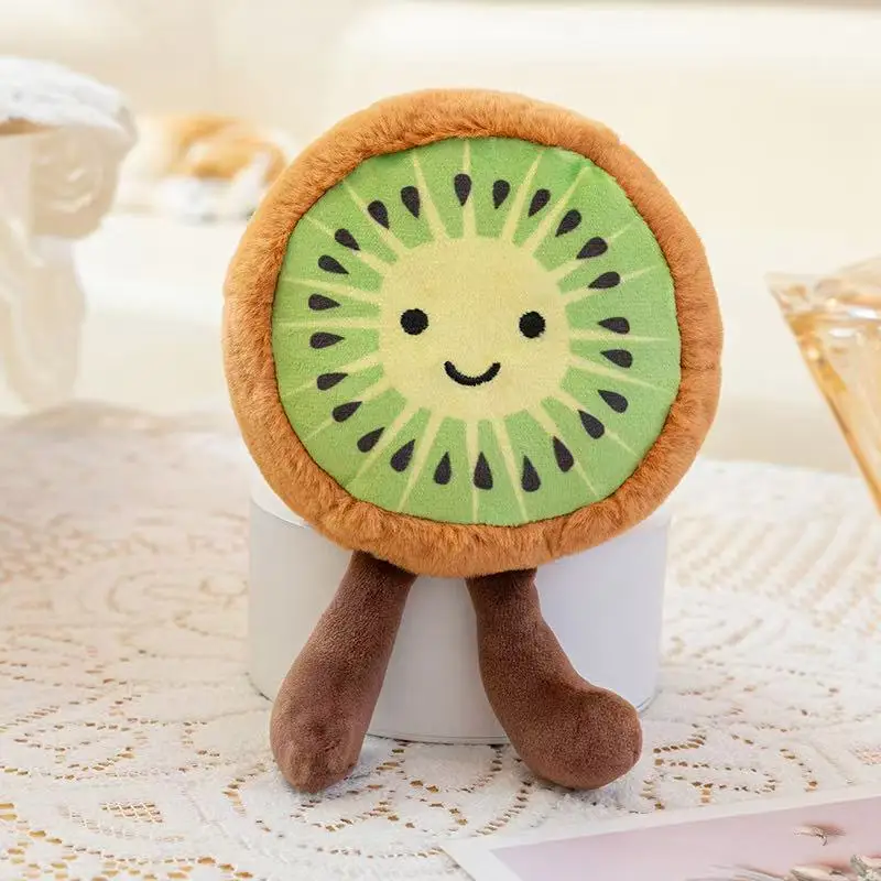 Dernière simulation de fruits en peluche, jouet en peluche, dessin animé, cadeau mignon pour les anniversaires des enfants, poupées amusantes