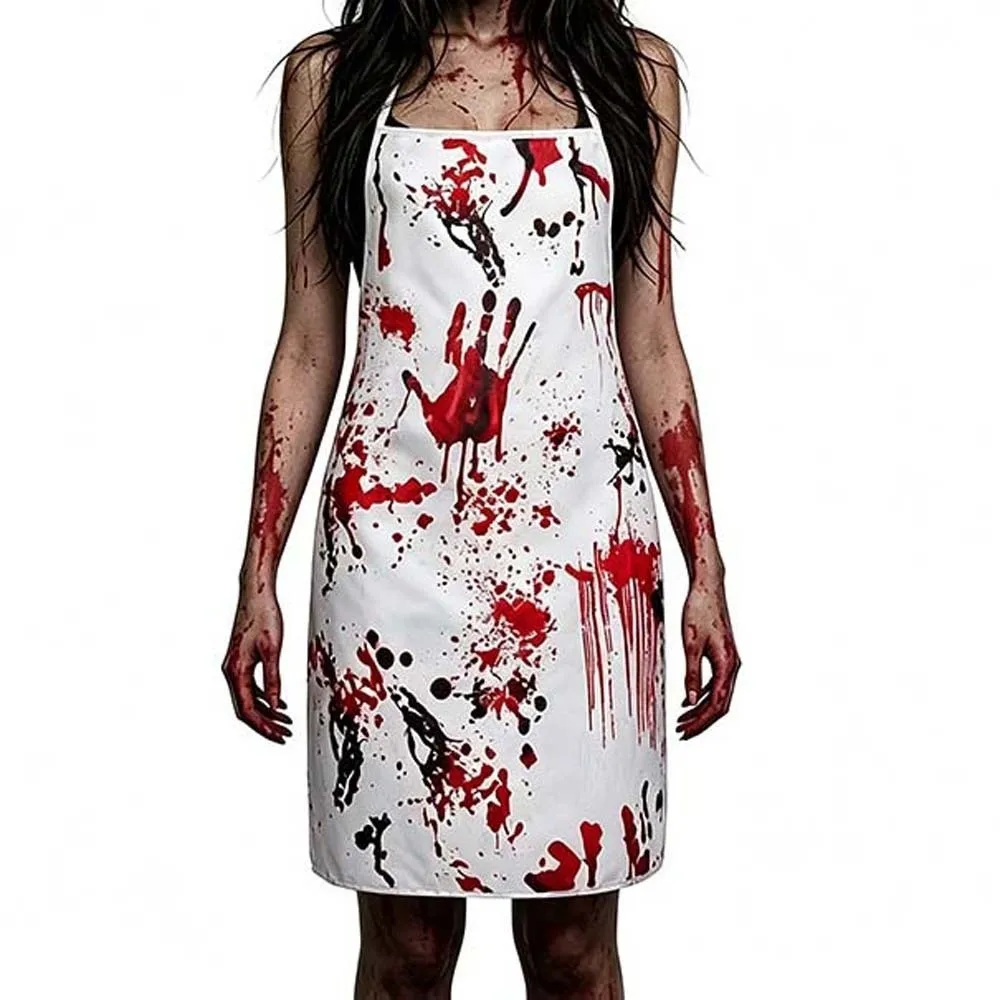 Stretchy Halloween Bloody Cloak Breathable Washable Durable Blood Splatter Stockings Comfortable Fit Vivid Color