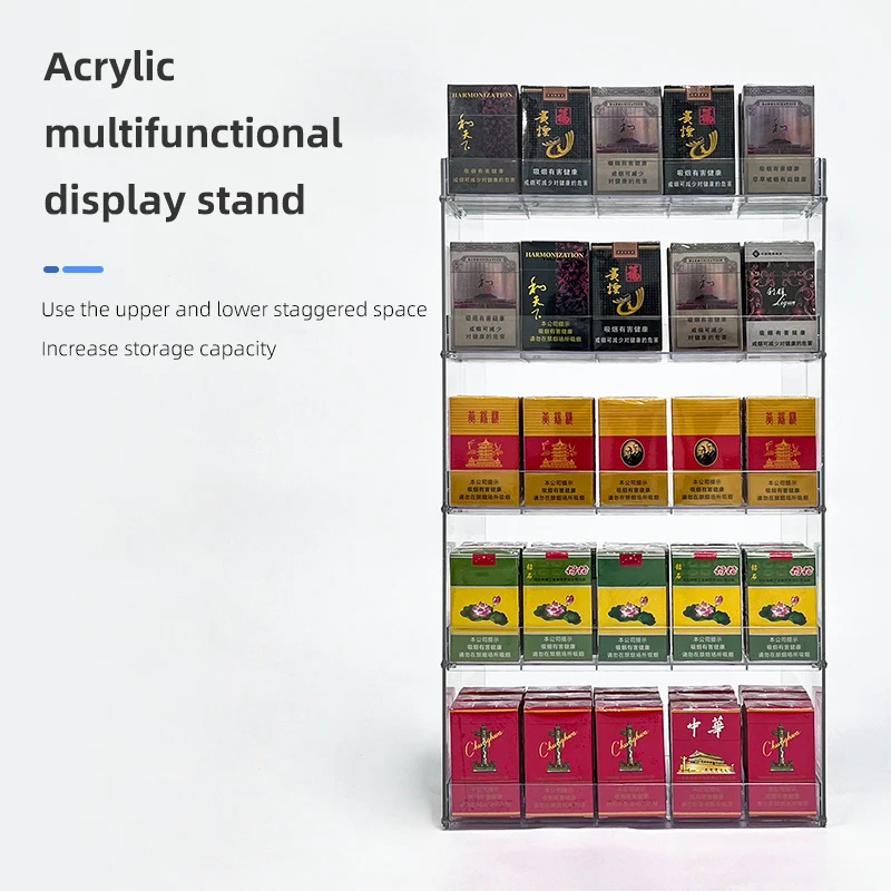 Cigarette Display Stand Snack And Beverage Racks Drug Display Cabinet Supermarket Convenience Store Display Racks