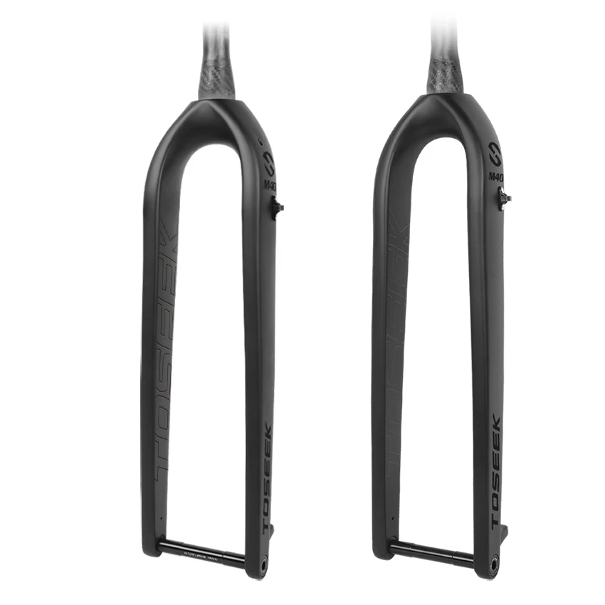 STLF TOSEEK M40 Carbon  MTB Bike Front Fork 27.5/29er Integration Thru Axle Fork 15x100mm Carbon Mountain Bicycle Fork