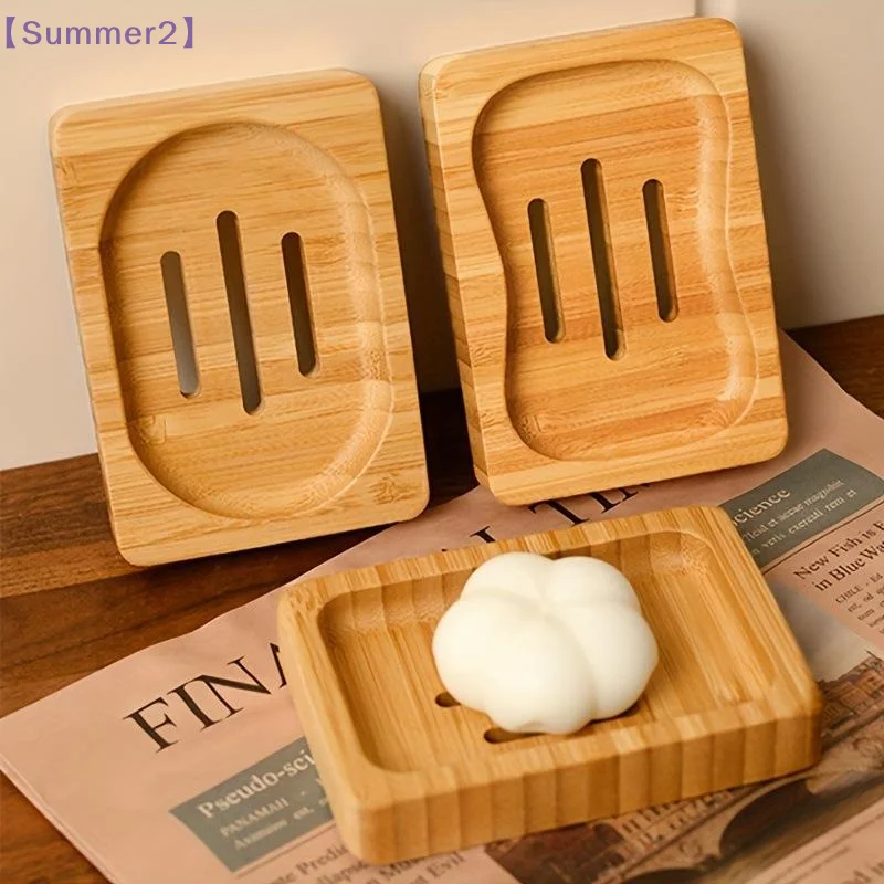 【Xia2】Natural Bamboo Soap Dish - đánh giá và giá Bamboo Cutlery Set