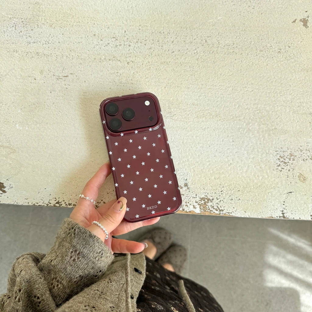 Frische Grüne Vollständig mit Sternen Bedruckte Dopamin Süße Mädchen Stoßfeste Schutzhülle für iPhone 18 17 16 15 14 Pro Max – Detail 17