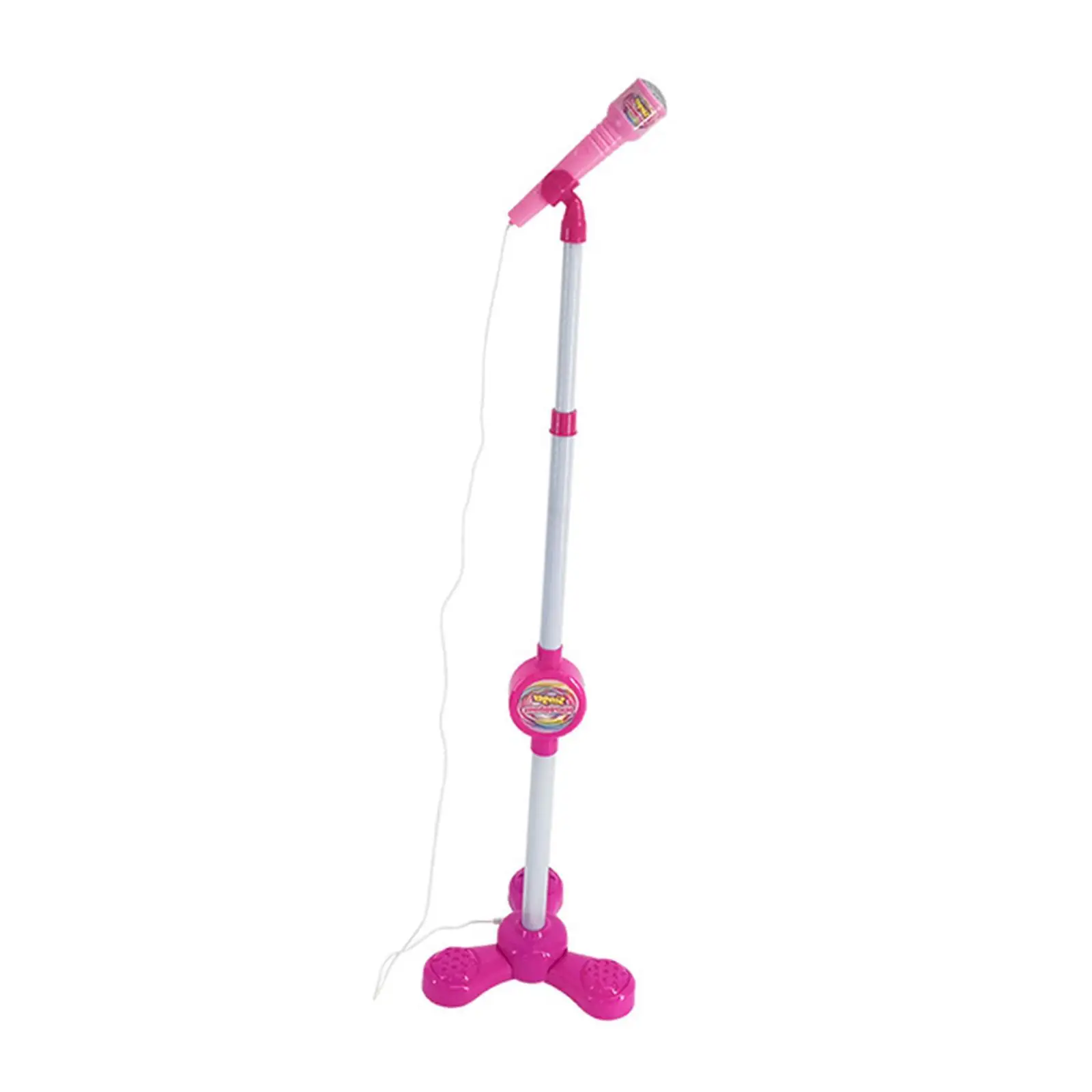 Childrens Machine with Lights Christmas Gift Toy Microphone with Stand