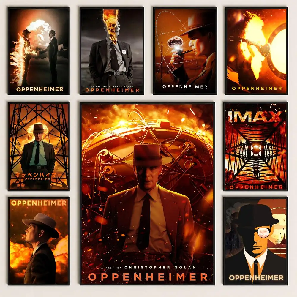 movie Oppenheimer Poster Poster HD Printing Cozy and Warm Style for Home Decor for Bedrooms Cafes Gift Giving
