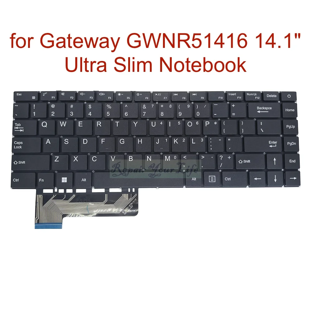 

US Russian Laptop Keyboard for Gateway GWNR51416-BL GWNR51416-GR GWNR51416-BK GWNR51416-RD 14.1" Ultra Slim Notebook USA RU New