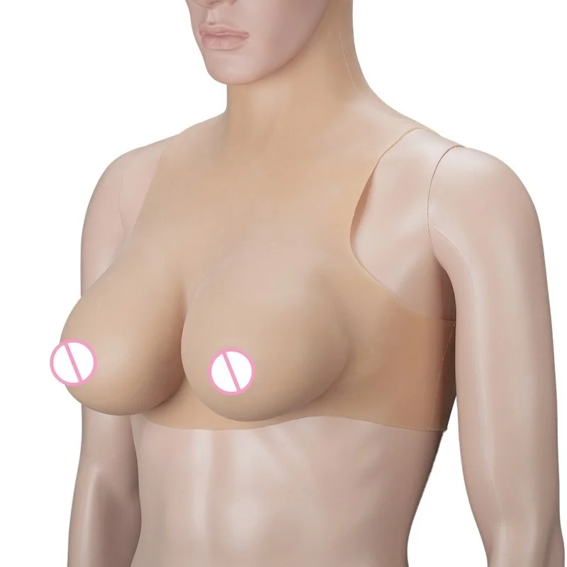 2200g Realistic Silicone Fake Breasts Shaped Suitable for Shemale Cross-dressers Fake Breasts Cross-dressing Queens Transgender