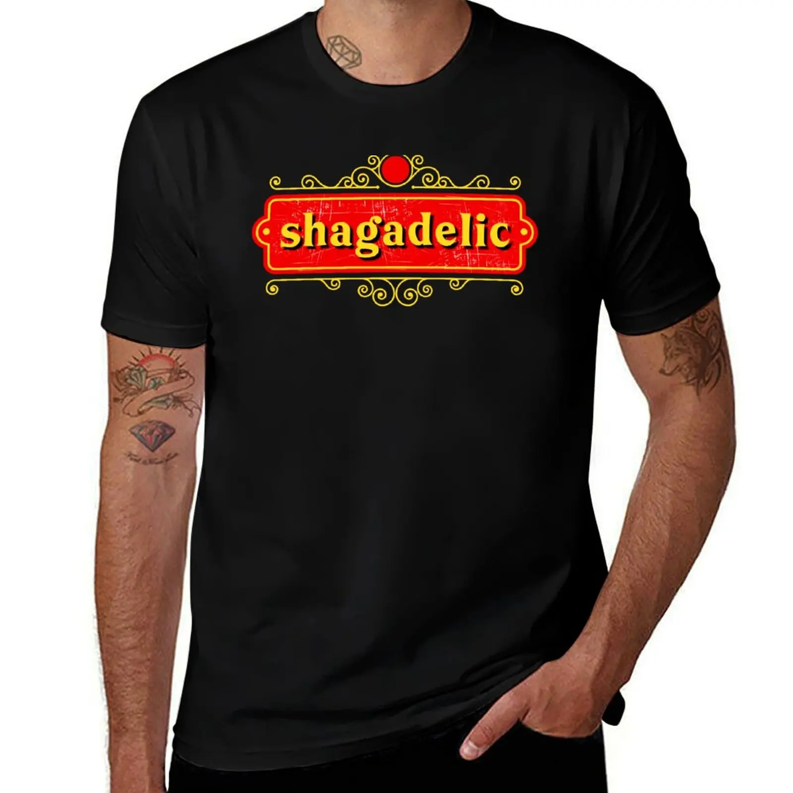 

Shagadelic T-Shirt essential t shirt t shirts for man cotton soft T-Shirt