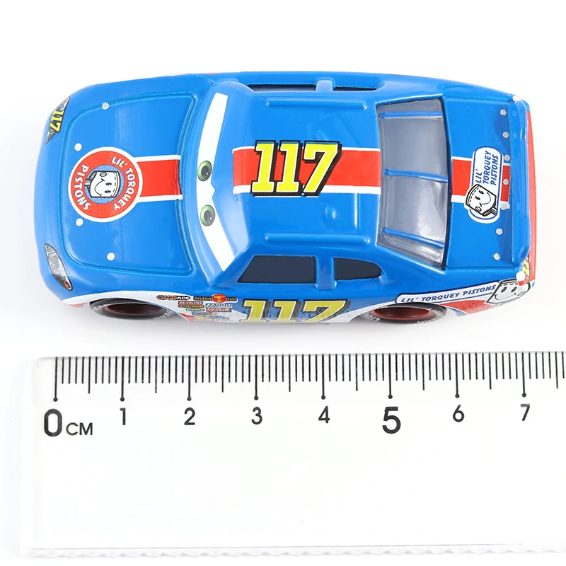 Modellauto-Sammlung aus Legierung: Cars 3 & 2 Spielzeugautos, Lightning Collection Car, Miss Fritter, Frank Ramone, Lizzie, Sarge, Diecast Dinoco Racer – Detail 6
