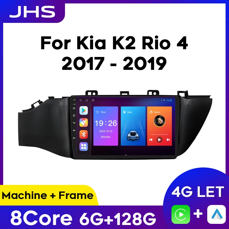 

Car Radio for KIA K2 Rio 4 2017-2019 Android 2 Din Multimedia Video Player Wireless Carplay Stereo Screen Auto GPS Navigation