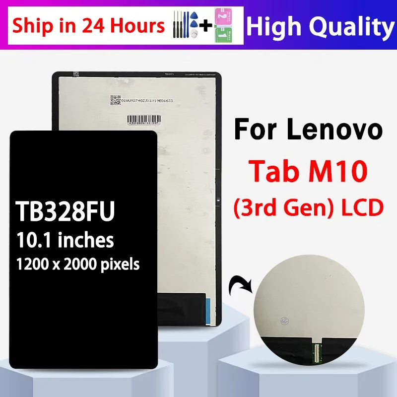 10.1"inch New TB328 LCD For Lenovo Tab M10 (3rd Gen) TB328FU TB328XU Lcd Display Touch Screen Digitizer Assembly