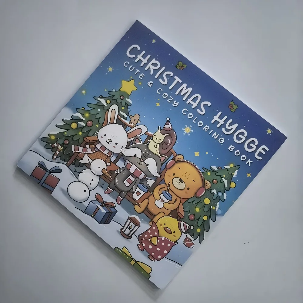 Christmas Hygge Cute & Cozy Coloring Book for Adults Cute Drawing Book Perfect Gift for Party and Birthday