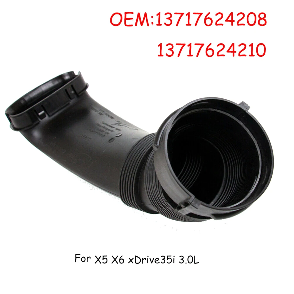 Tubo de admisión limpiador, conducto de manguera para X5 11-13 X6 08-14 XDrive35I 3.0L Turbo 13717624210