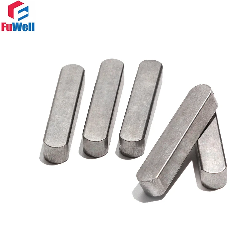 Carbon Steel Keyway Latch Square Key Pin A Parallel Flat Key Roll Shaft Dowel Pin Height*Width 8*7mm