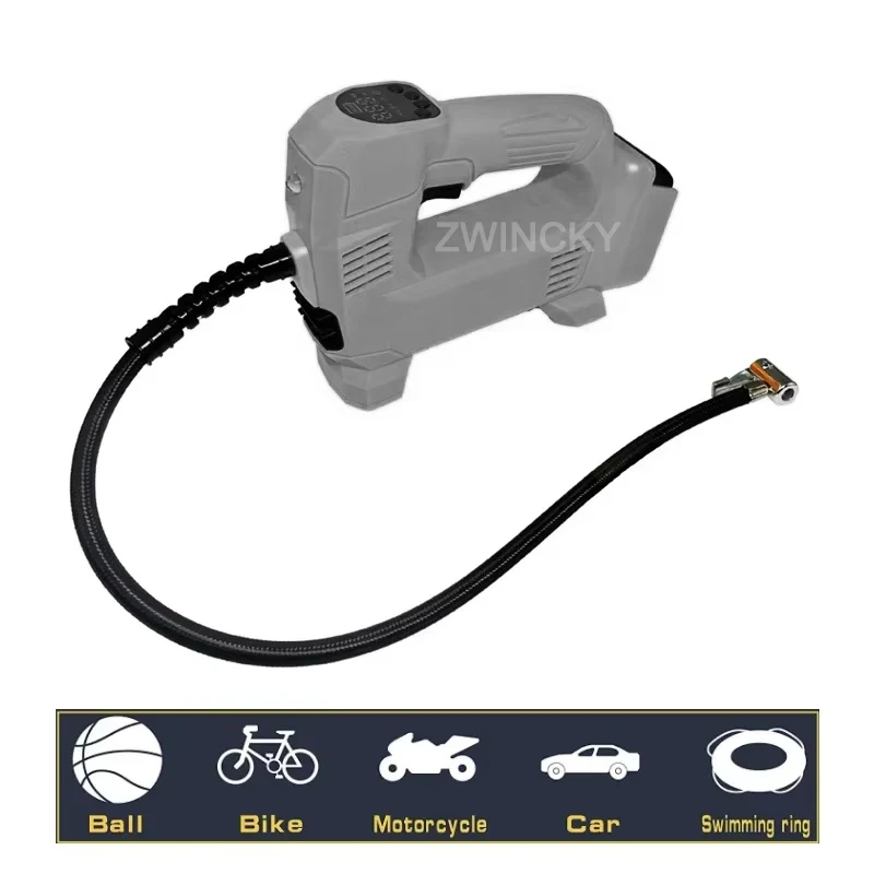 

High Pressure Cordless Inflatable Pump With Digital Display Portable Car Electric Air Pump For Dewalt 18V Battery Pneumatic Tool
