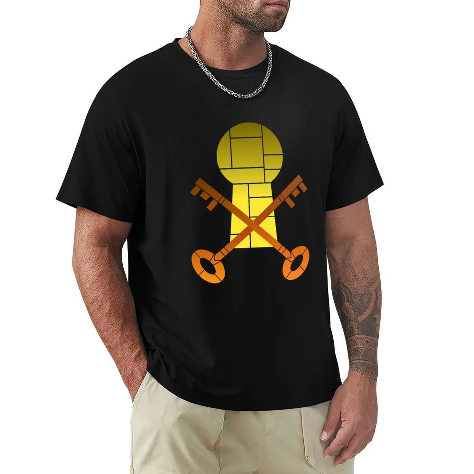 Camiseta informal antidecoloración de The Dark Project, camiseta de la serie Keeper Sigil Thief