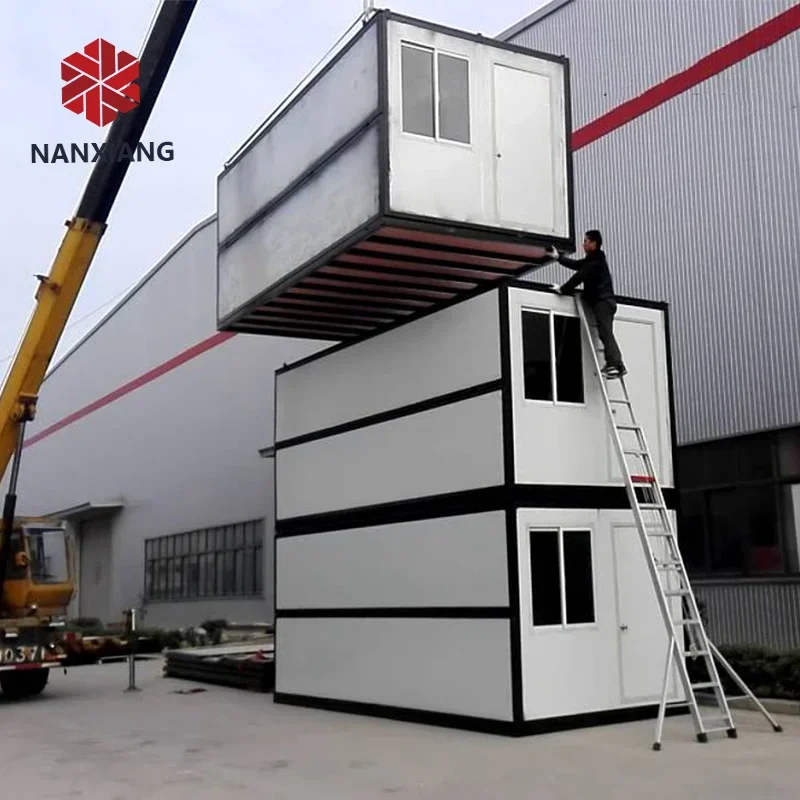 High quality portable 2 bedroom folding modular shipping container foldable office house