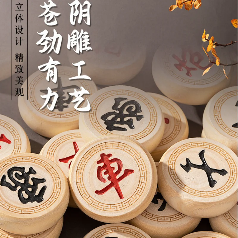 Chinees schaakspel met schaakb - Chess Set Wooden recensie en prijs