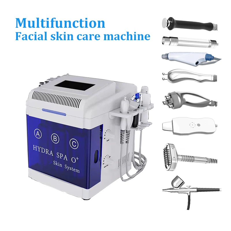 Hydradermabrasie Verbeteren Mee-Eters Huid Diepe Zorg Zuurstof Jet Peeling Aqua Peeling Rf Rimpel Verwijdering Multifunctionele Machine