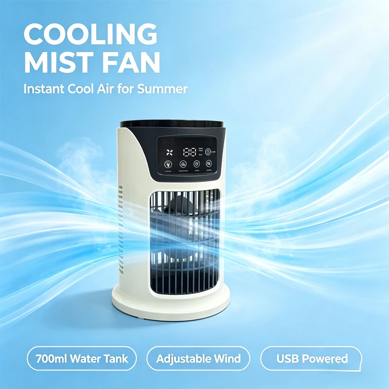 新しいポータブルミニエアコン空気冷却ファン水冷ファン空調空気冷却器オフィス用モバイルエアコン