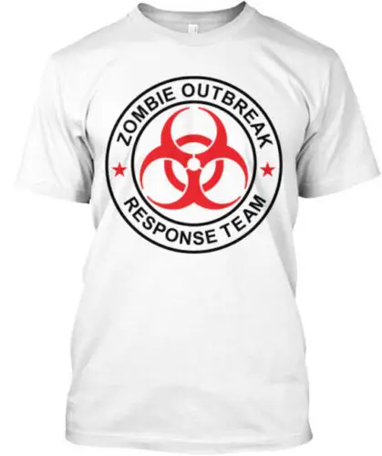 Unisex-zombie Response Team Zombie Outbreak T-Shirt Made in USA Size S to 5XL