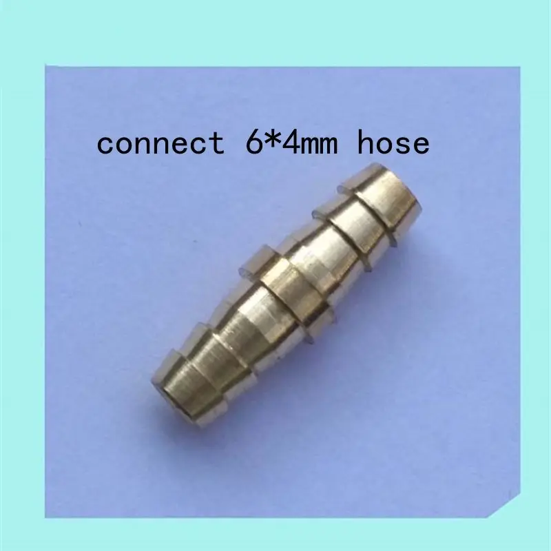 20Pcs Dental Connectors 3mm Water Hose Copper Sleeve Joint 5mm Straight