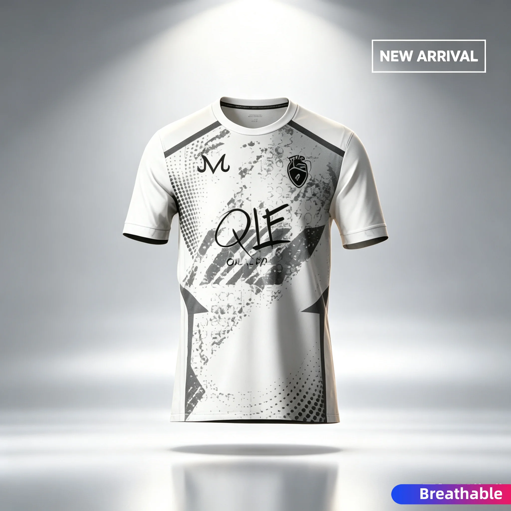2026 Sommer Familien-Matching Mode QLF Fußballtrikot Atmungsaktive Kurzarm-Sportbekleidung Herren Freizeit-T-Shirt Eltern-Kind – Detail 3