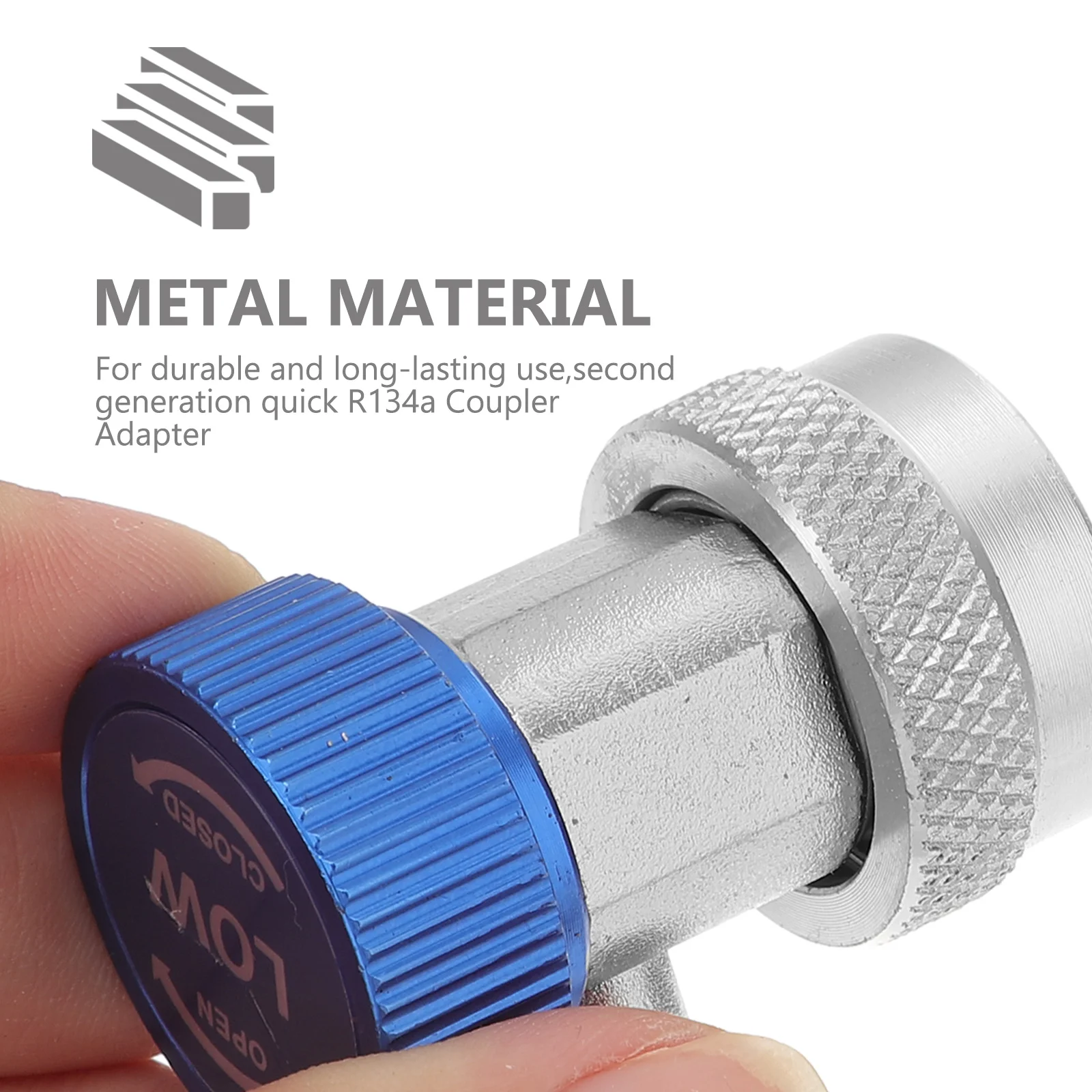 

R134a Quick Coupler Connector Adapter High Low Side Fitting 1 4 Male Flare for Car Ac Recharge Automotive Ac Quick Coupler