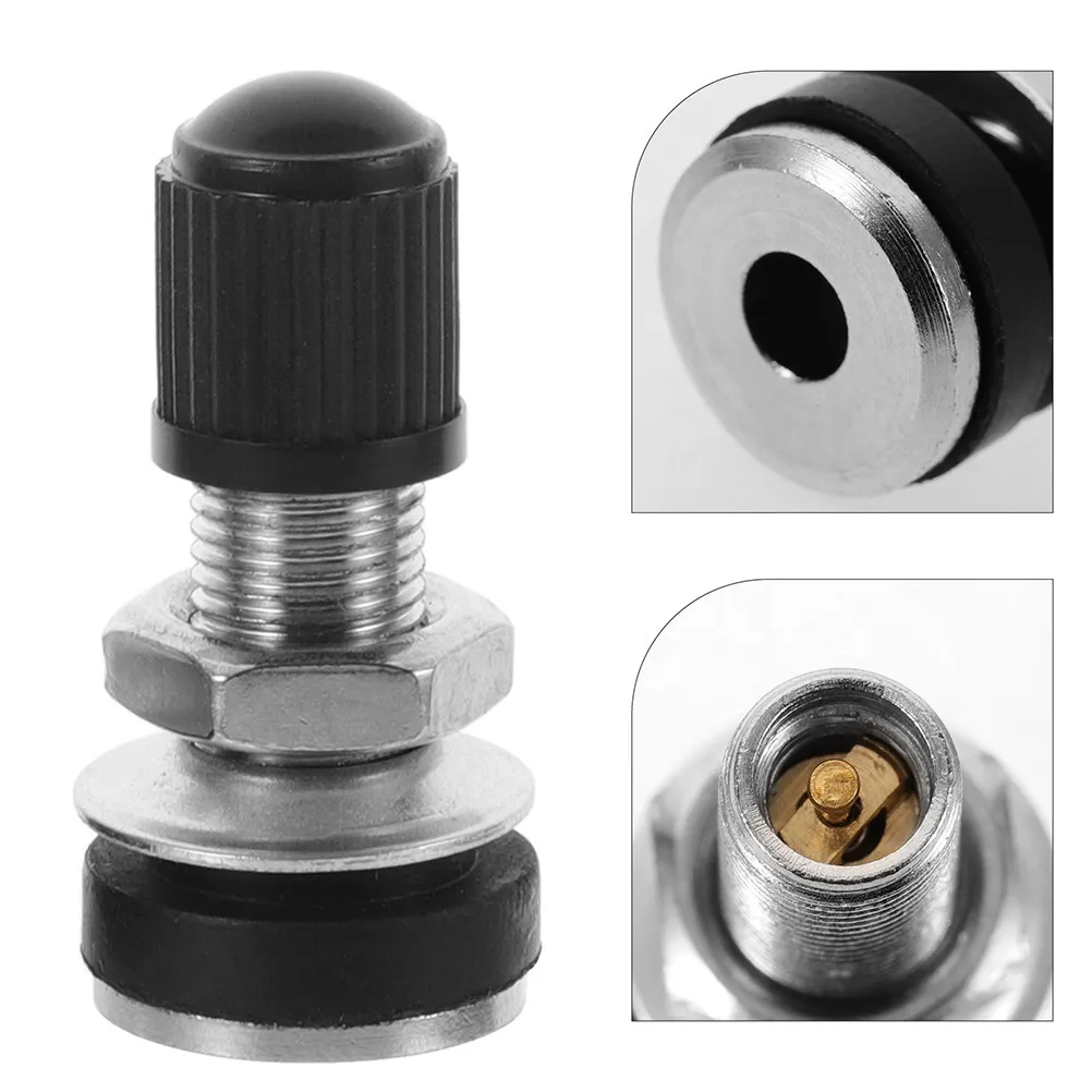 

Copper Tubeless Tire Valve Stem Snap-in Design for Motorcycle Car Truck Agricultural Vehicles High-Pressure Airtight Seal 35Mm